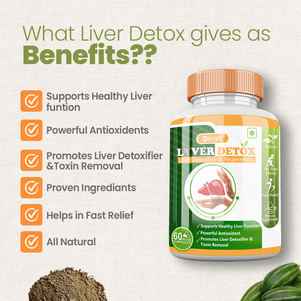 Divyashree Liver Detox -  Best Ayurvedic medicine for fatty liver
