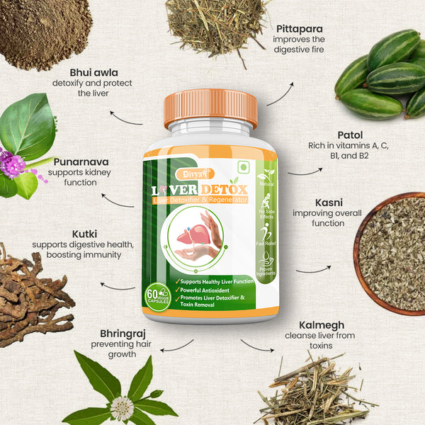 Divyashree Liver Detox -  Best Ayurvedic medicine for fatty liver