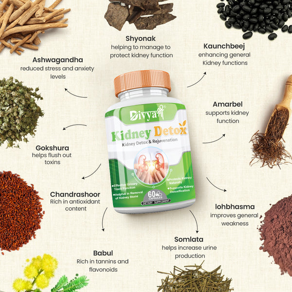 Divyashree Kidney Detox® - Natural Kidney Cleanse Formula